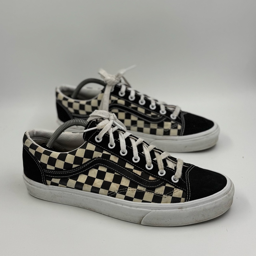 Vans Black and White Checkered Sneakers